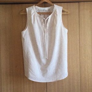 DEX V Neck Blouse w/Ties
